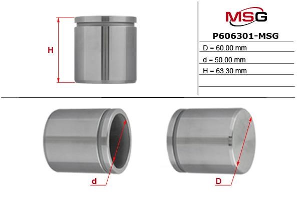 MSG P606301-MSG Поршень суппорта P606301MSG: Отличная цена - Купить в Польше на 2407.PL!