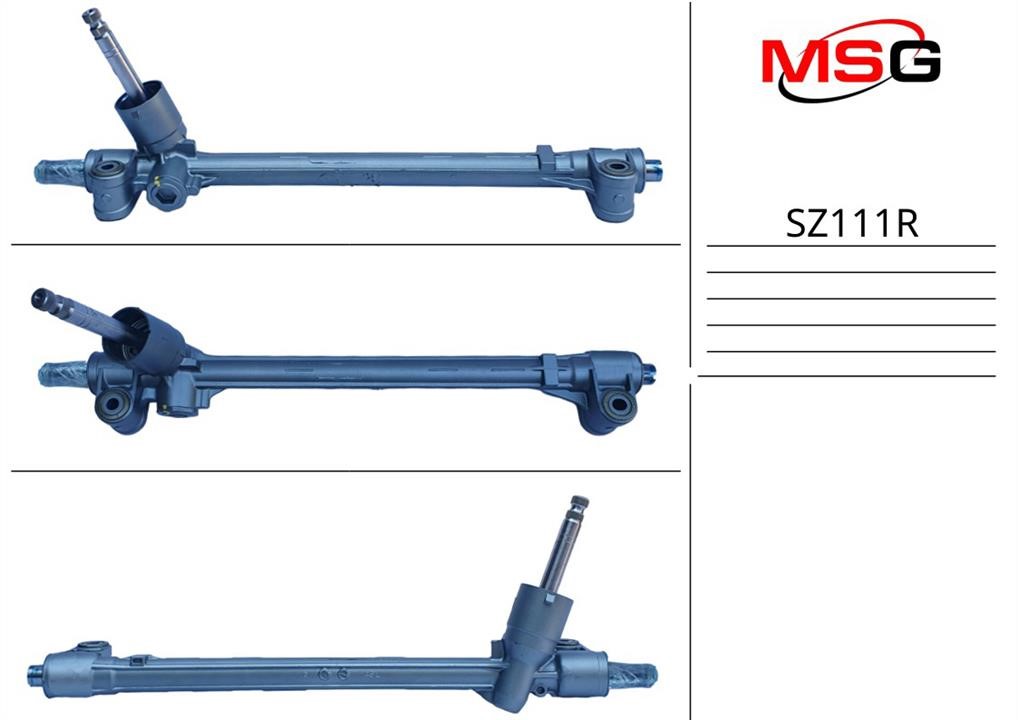 MSG Rebuilding SZ111R Przekładnia kierownicza bez wspomagania hydraulicznego, regenerowana SZ111R: Dobra cena w Polsce na 2407.PL - Kup Teraz!