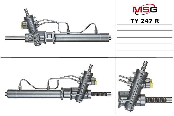 MSG Rebuilding TY247R Рулевая рейка с ГУР восстановленная TY247R: Отличная цена - Купить в Польше на 2407.PL!