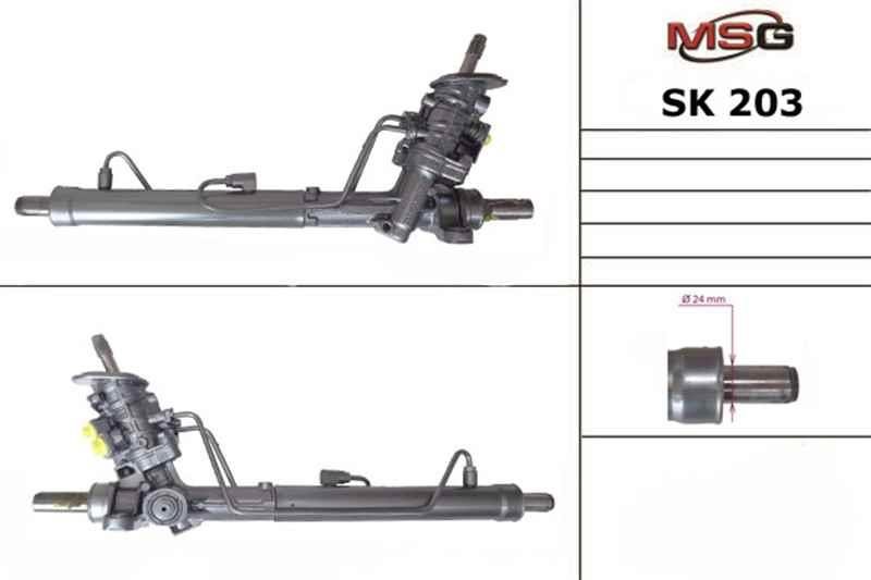 MSG SK203 Zahnstange mit der hydraulischen Servolenkung SK203: Kaufen Sie zu einem guten Preis in Polen bei 2407.PL!