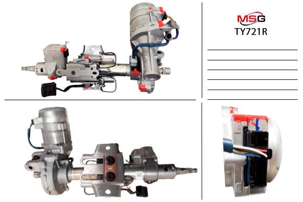 MSG Rebuilding TY721R Steering column with EPS, remanufactured TY721R: Buy near me in Poland at 2407.PL - Good price!