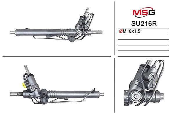 MSG Rebuilding SU216R Рульова рейка з ГПК відновлена SU216R: Приваблива ціна - Купити у Польщі на 2407.PL!