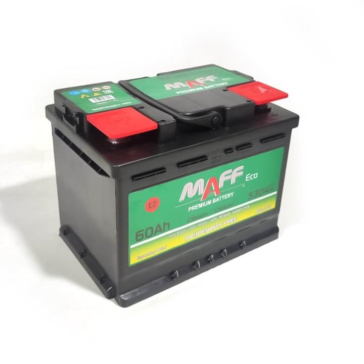 Maff 555 80 Батарея акумуляторна MAFF eco 6СТ-60 12В 60Ач 530A(EN) R+ 55580: Приваблива ціна - Купити у Польщі на 2407.PL!