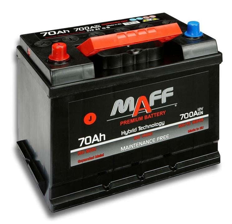 Maff 570 E24 Батарея акумуляторна MAFF 6СТ-70 12В 70Аг 700A(EN) L+ 570E24: Приваблива ціна - Купити у Польщі на 2407.PL!