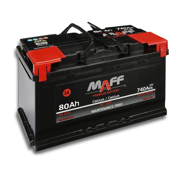 Maff 580 E8 Battery MAFF 6ST-80 12V 80Ah 740A(EN) R+ 580E8: Buy near me in Poland at 2407.PL - Good price!