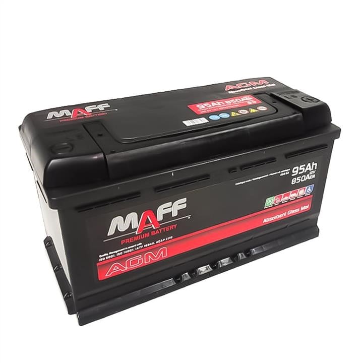 Maff 595 02 Akumulator MAFF Start-Stop AGM 6ST-95 12V 95Ah 850A(EN) R+ 59502: Dobra cena w Polsce na 2407.PL - Kup Teraz!