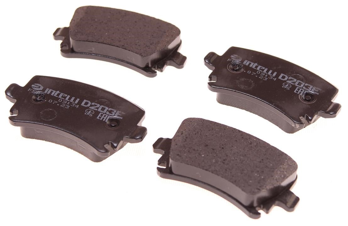 Intelli D203E Rear disc brake pads, set D203E: Buy near me in Poland at 2407.PL - Good price!