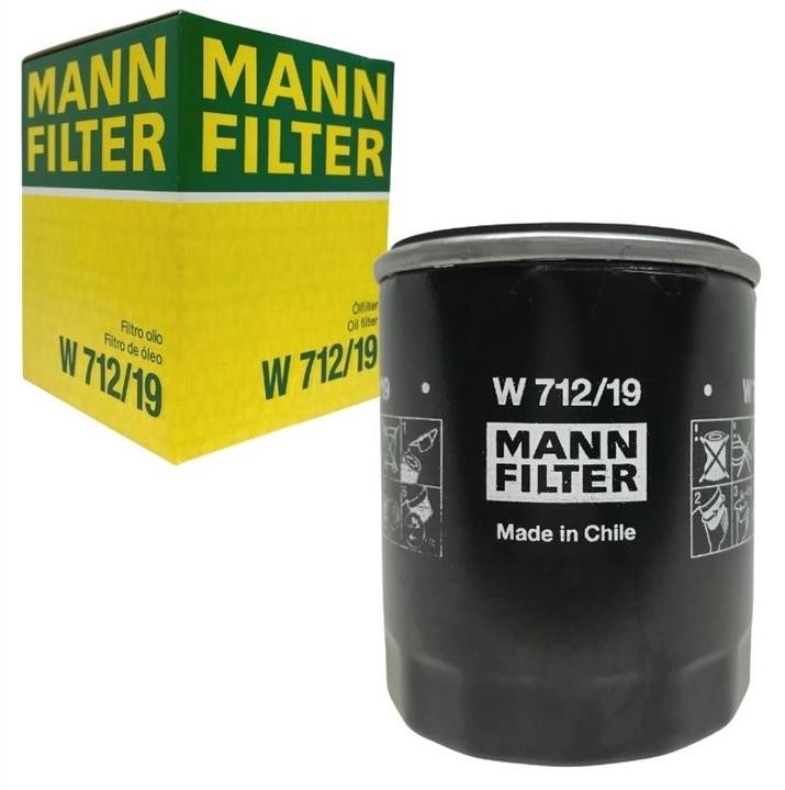 Mann-Filter W 712/19 Filtr oleju W71219: Dobra cena w Polsce na 2407.PL - Kup Teraz!