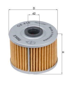 Mahle/Knecht OX 410 Oil Filter OX410: Buy near me in Poland at 2407.PL - Good price!
