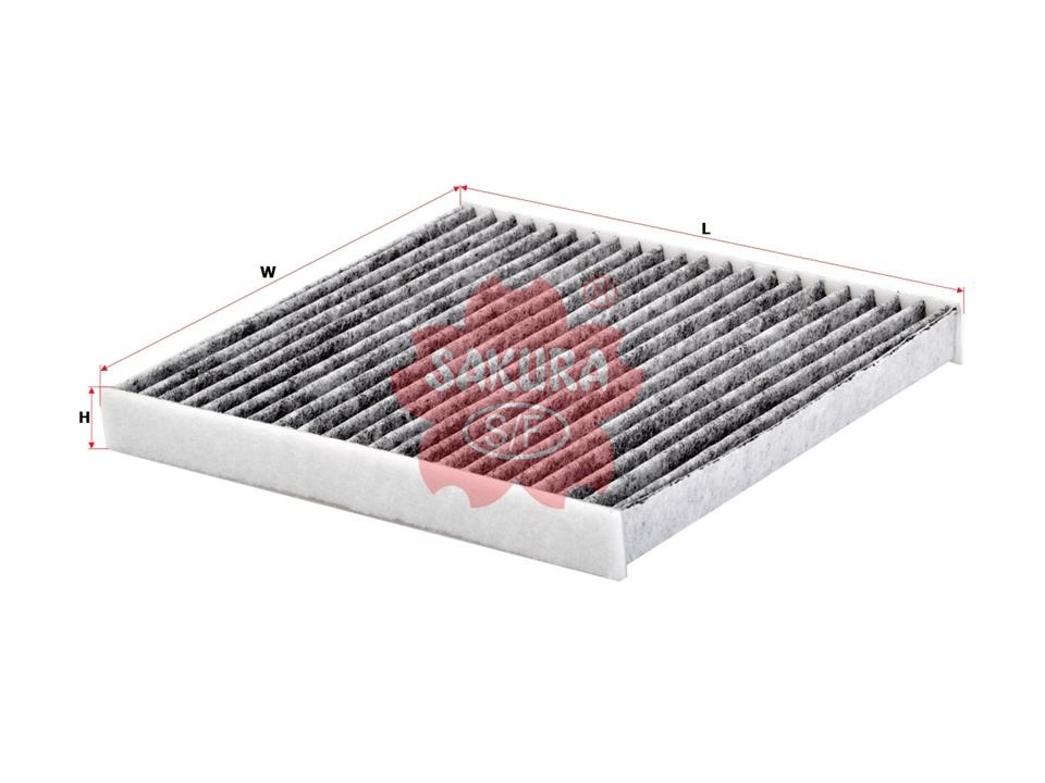 Sakura CAC-17120 Activated Carbon Cabin Filter CAC17120: Buy near me in Poland at 2407.PL - Good price!