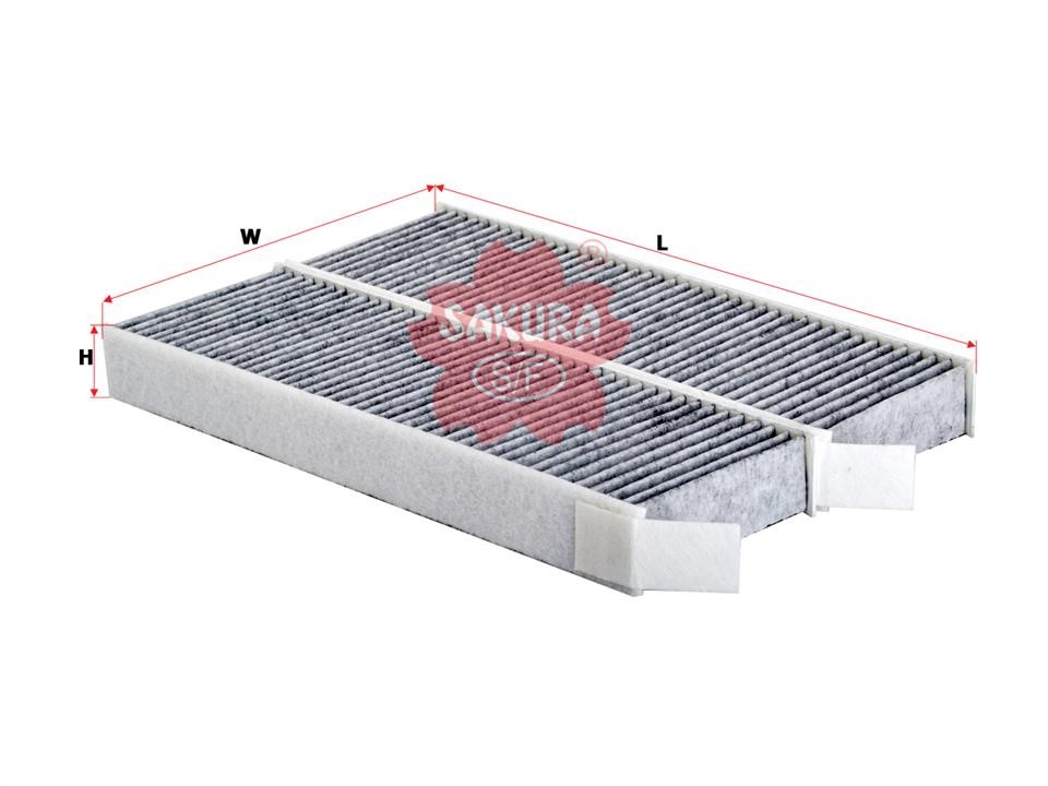 Sakura CAC-21110-S Activated Carbon Cabin Filter CAC21110S: Buy near me in Poland at 2407.PL - Good price!