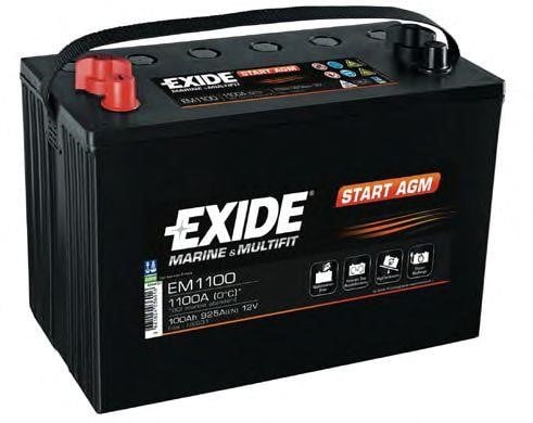 Exide EM1100 Акумулятор Exide Start AGM 12В 100Ач 925А(EN) L+ EM1100: Приваблива ціна - Купити у Польщі на 2407.PL!