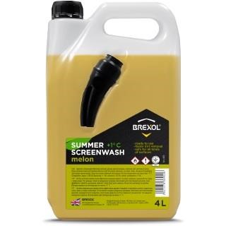 Brexol 48021278389 Summer windshield washer fluid, Melon (with funnel), 4L 48021278389: Buy near me in Poland at 2407.PL - Good price!