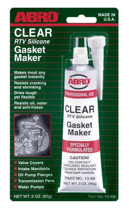 Abro 13ABCH Gasket sealant (transparent) 85 g 13ABCH: Buy near me in Poland at 2407.PL - Good price!