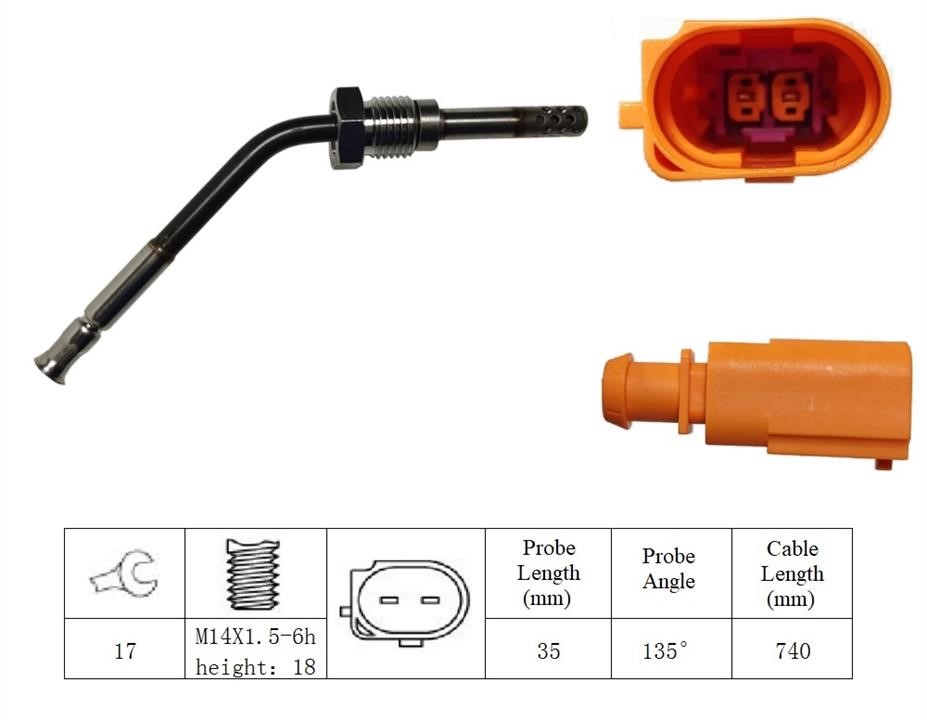 Intermotor 27059 Exhaust gas temperature sensor 27059: Buy near me at 2407.PL in Poland at an Affordable price!