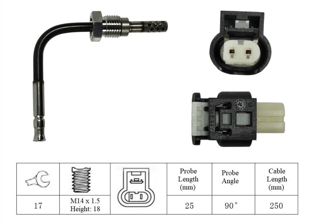 Intermotor 27088 Exhaust gas temperature sensor 27088: Buy near me in Poland at 2407.PL - Good price!