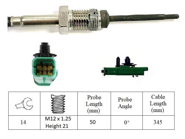 Intermotor 27390 Exhaust gas temperature sensor 27390: Buy near me at 2407.PL in Poland at an Affordable price!