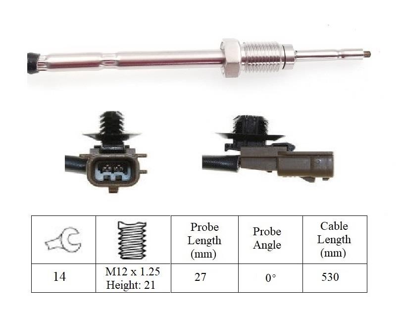 Intermotor 27395 Exhaust gas temperature sensor 27395: Buy near me in Poland at 2407.PL - Good price!