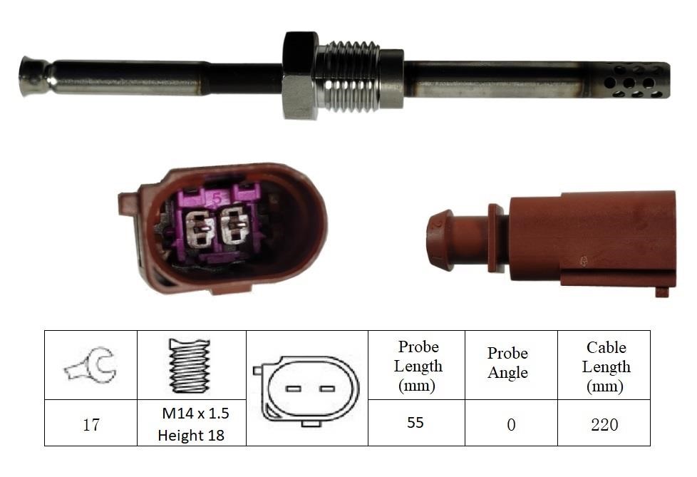 Intermotor 27258 Exhaust gas temperature sensor 27258: Buy near me in Poland at 2407.PL - Good price!