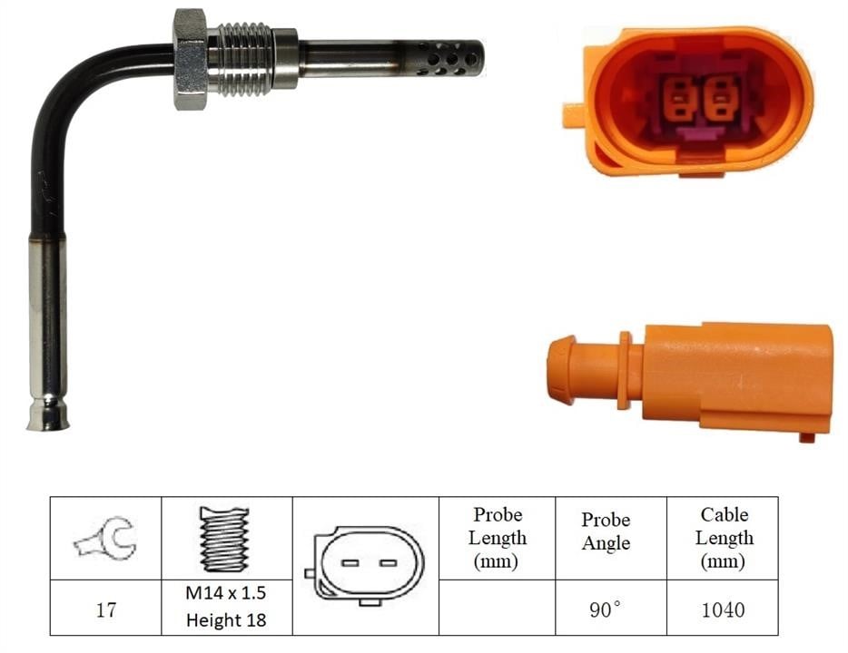 Intermotor 27360 Exhaust gas temperature sensor 27360: Buy near me in Poland at 2407.PL - Good price!