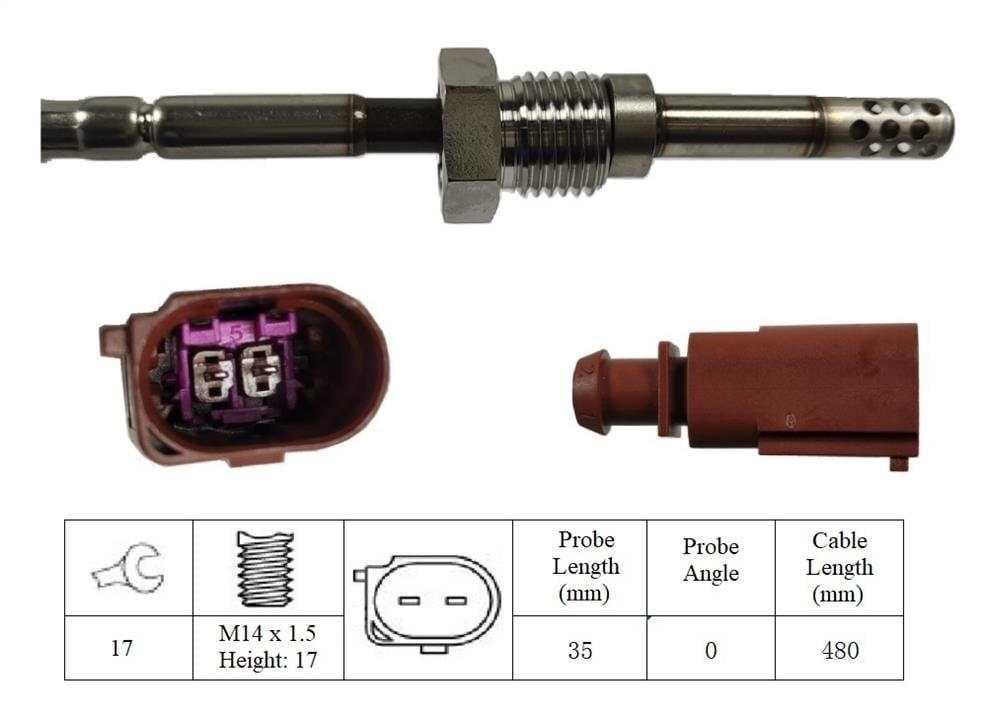 Intermotor 27361 Exhaust gas temperature sensor 27361: Buy near me in Poland at 2407.PL - Good price!