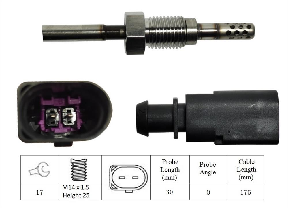 Intermotor 27268 Exhaust gas temperature sensor 27268: Buy near me in Poland at 2407.PL - Good price!