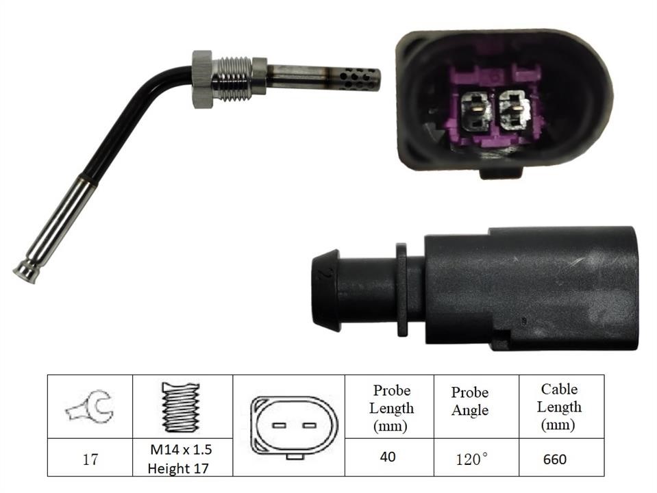 Intermotor 27363 Exhaust gas temperature sensor 27363: Buy near me in Poland at 2407.PL - Good price!