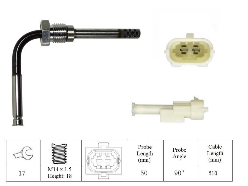 Lemark LXT327 Exhaust gas temperature sensor LXT327: Buy near me in Poland at 2407.PL - Good price!