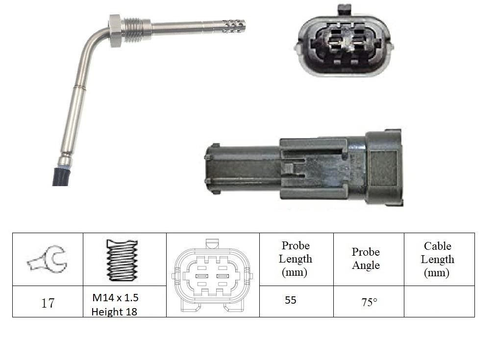 Lemark LXT170 Exhaust gas temperature sensor LXT170: Buy near me in Poland at 2407.PL - Good price!