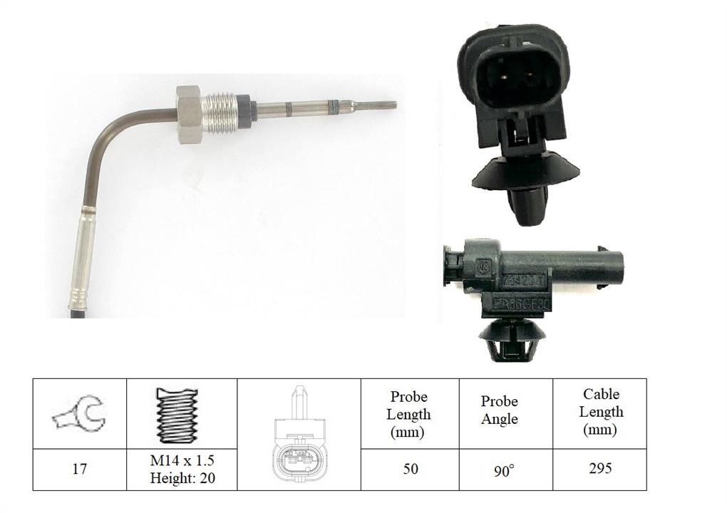 Lemark LXT240 Exhaust gas temperature sensor LXT240: Buy near me in Poland at 2407.PL - Good price!