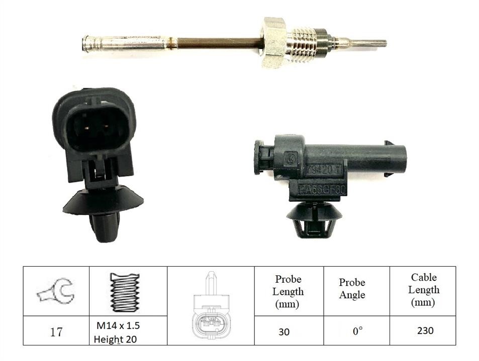 Lemark LXT243 Exhaust gas temperature sensor LXT243: Buy near me in Poland at 2407.PL - Good price!