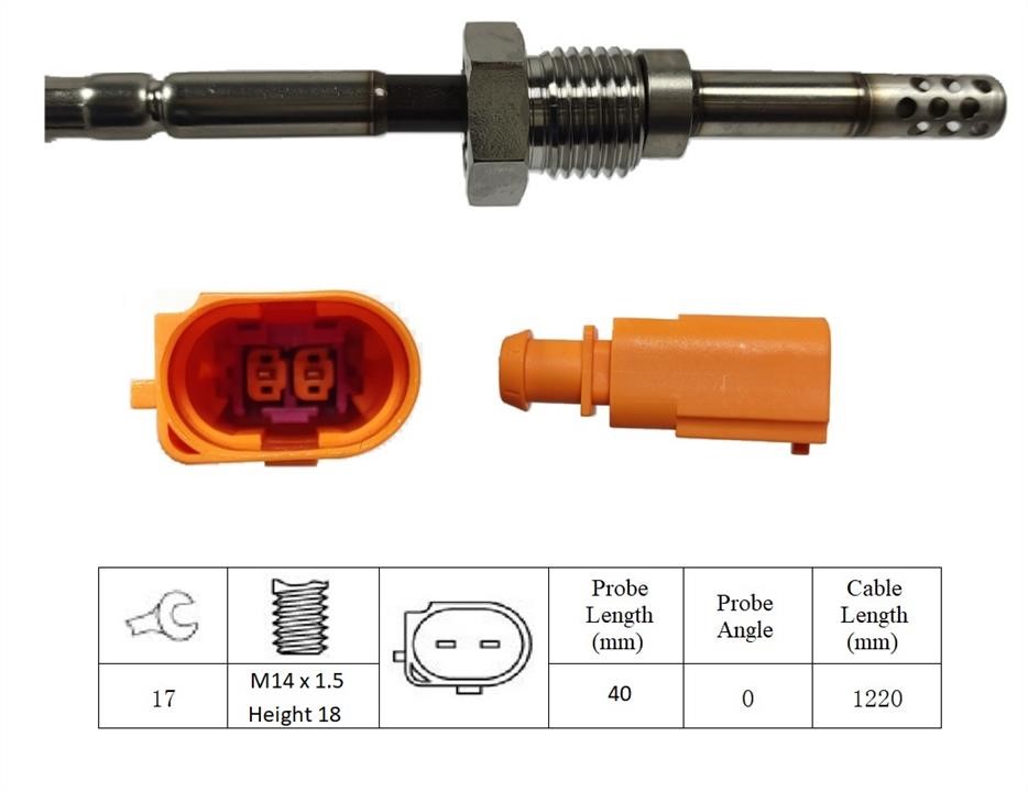 Lemark LXT257 Exhaust gas temperature sensor LXT257: Buy near me in Poland at 2407.PL - Good price!