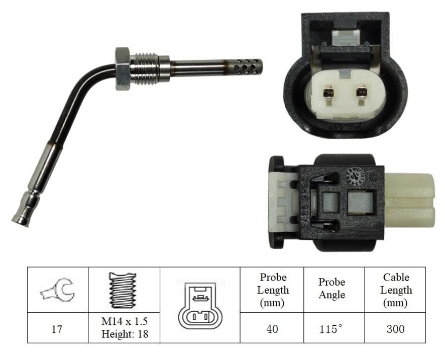 Lemark LXT318 Exhaust gas temperature sensor LXT318: Buy near me at 2407.PL in Poland at an Affordable price!