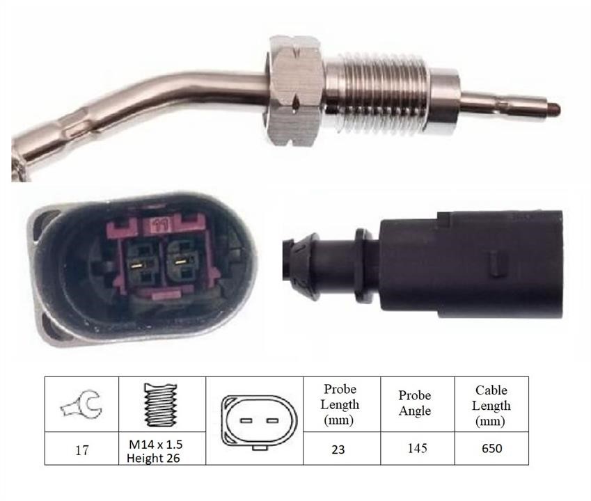 Lemark LXT061 Exhaust gas temperature sensor LXT061: Buy near me in Poland at 2407.PL - Good price!