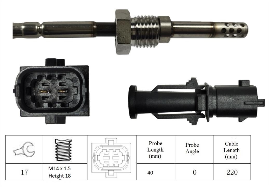 Lemark LXT105 Exhaust gas temperature sensor LXT105: Buy near me in Poland at 2407.PL - Good price!