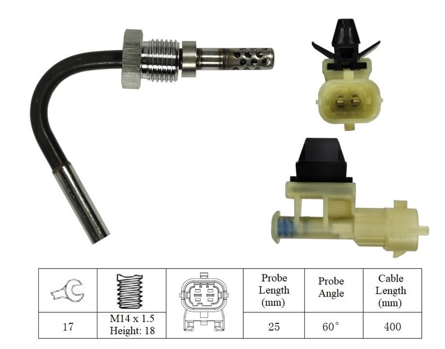 Lemark LXT052 Exhaust gas temperature sensor LXT052: Buy near me in Poland at 2407.PL - Good price!