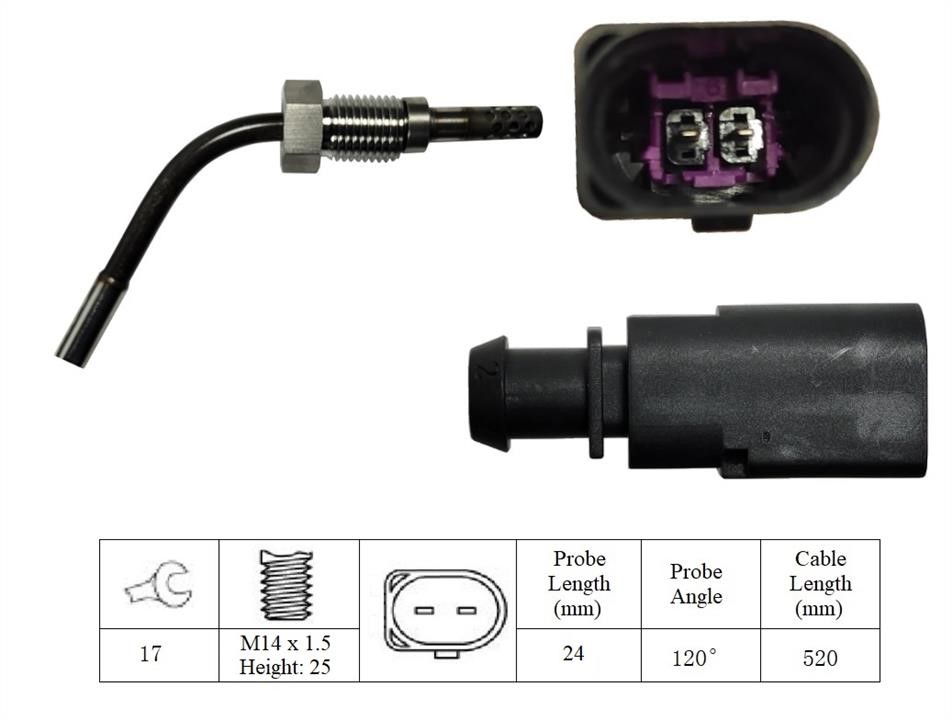 Lemark LXT150 Exhaust gas temperature sensor LXT150: Buy near me in Poland at 2407.PL - Good price!