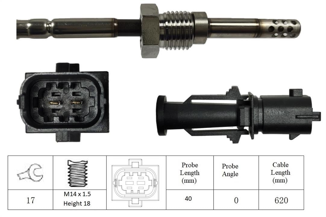 Lemark LXT154 Exhaust gas temperature sensor LXT154: Buy near me in Poland at 2407.PL - Good price!
