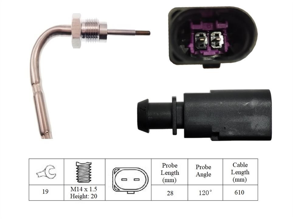 Lemark LXT280 Exhaust gas temperature sensor LXT280: Buy near me in Poland at 2407.PL - Good price!