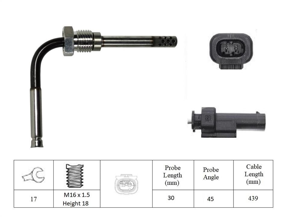 Lemark LXT388 Exhaust gas temperature sensor LXT388: Buy near me in Poland at 2407.PL - Good price!