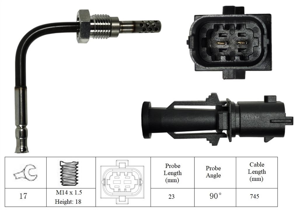 Lemark LXT220 Датчик температури відпрацьованих газів LXT220: Приваблива ціна - Купити у Польщі на 2407.PL!