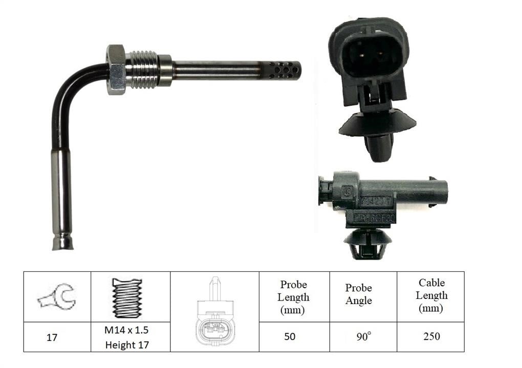 Lemark LXT329 Exhaust gas temperature sensor LXT329: Buy near me at 2407.PL in Poland at an Affordable price!