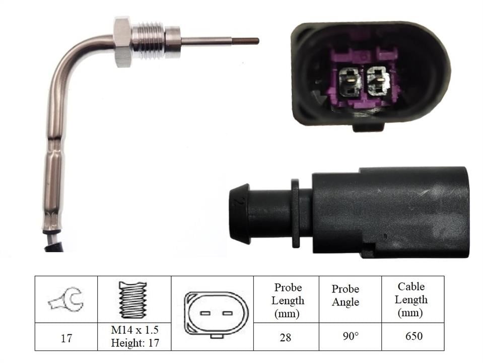 Lemark LXT333 Exhaust gas temperature sensor LXT333: Buy near me in Poland at 2407.PL - Good price!