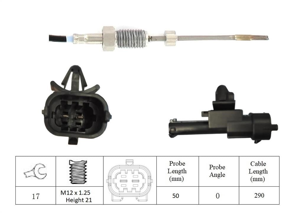 Lemark LXT339 Exhaust gas temperature sensor LXT339: Buy near me in Poland at 2407.PL - Good price!