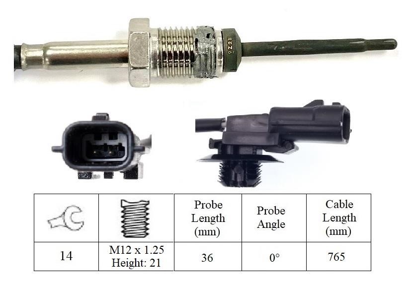 Lemark LXT344 Exhaust gas temperature sensor LXT344: Buy near me in Poland at 2407.PL - Good price!