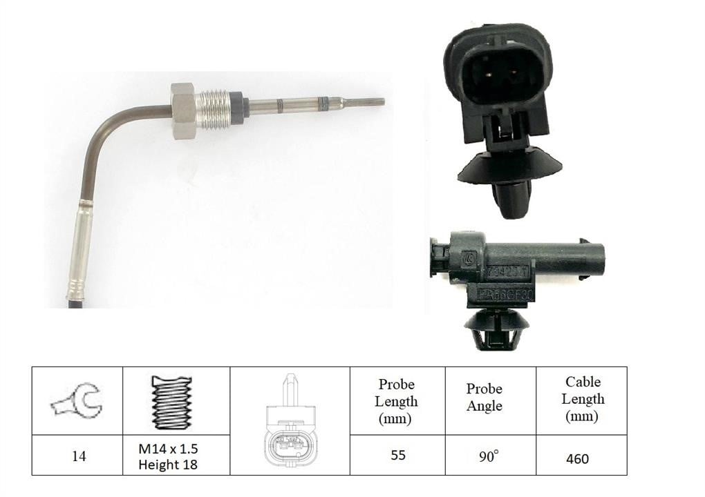 Lemark LXT357 Exhaust gas temperature sensor LXT357: Buy near me in Poland at 2407.PL - Good price!