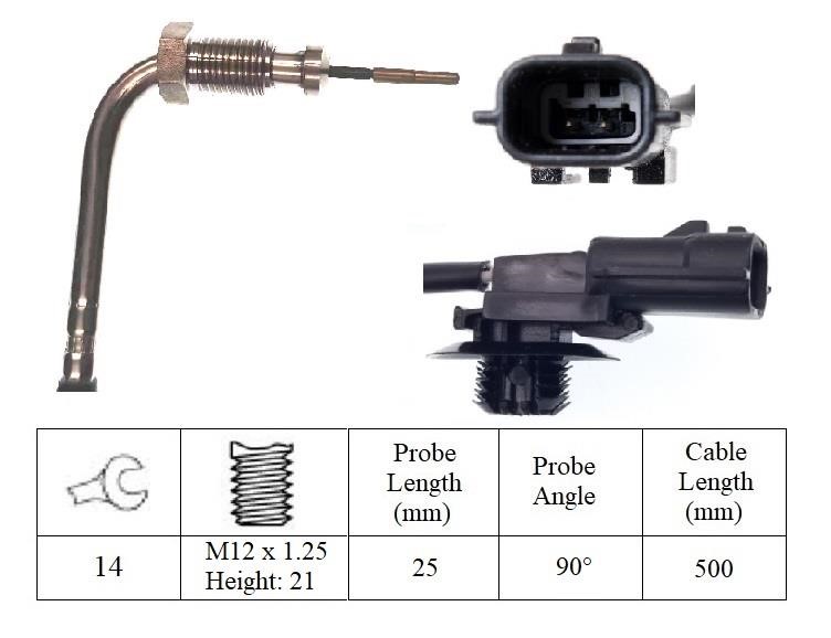 Lucas diesel LGS7211 Exhaust gas temperature sensor LGS7211: Buy near me at 2407.PL in Poland at an Affordable price!