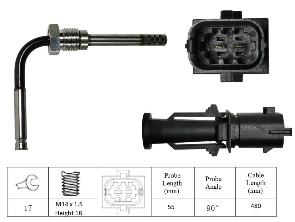 Lucas Electrical LGS6061 Exhaust gas temperature sensor LGS6061: Buy near me in Poland at 2407.PL - Good price!