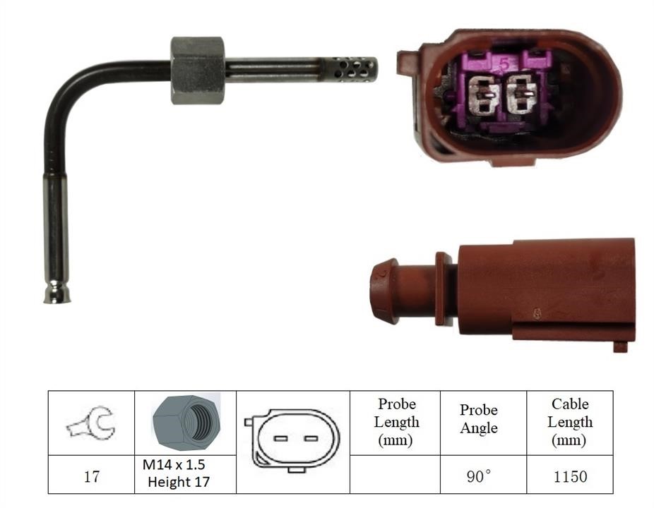 Lucas Electrical LGS6018 Exhaust gas temperature sensor LGS6018: Buy near me in Poland at 2407.PL - Good price!