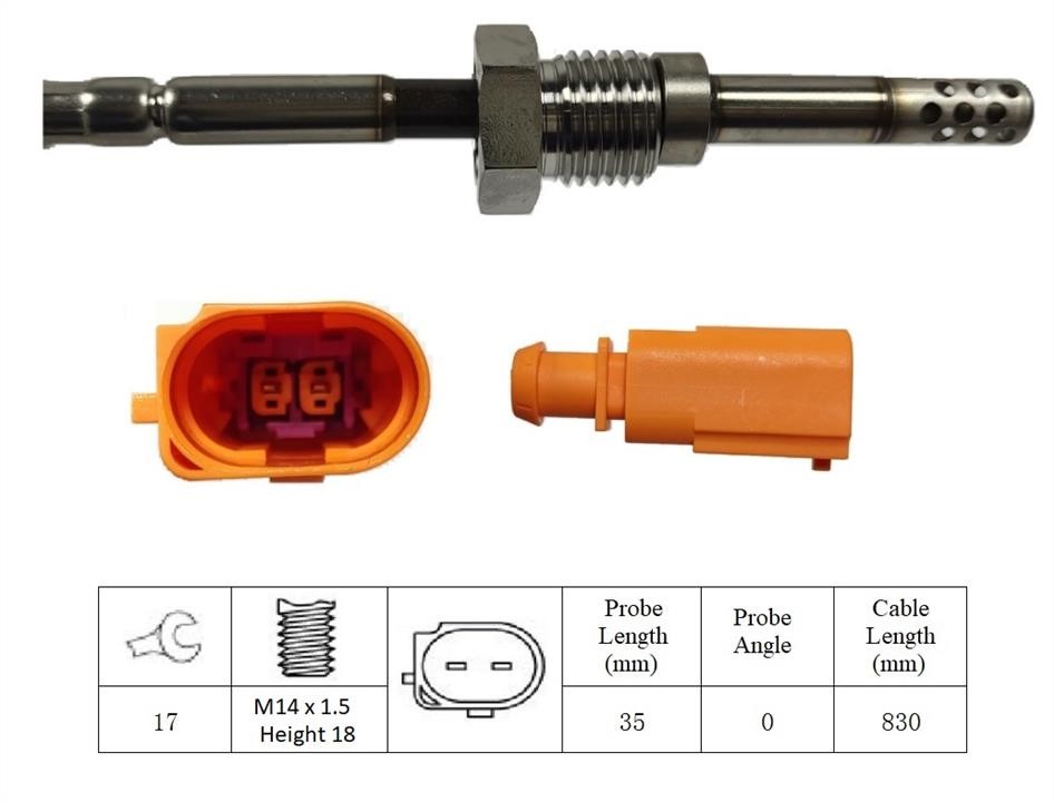 Lucas Electrical LGS6023 Exhaust gas temperature sensor LGS6023: Buy near me in Poland at 2407.PL - Good price!